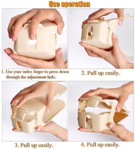 NYALKARAN Plastic Shoe Slots Organizer Space ... - Image 4