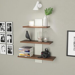 homeeasy Wooden Wall Shelves 3Tiers for Livin... - Image 2