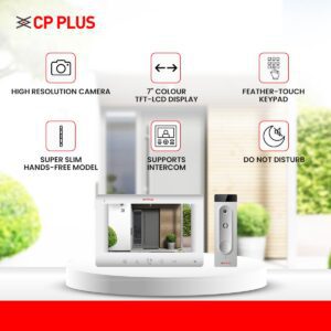 CP PLUS Infrared 480p HD Security Camera, White - Image 3