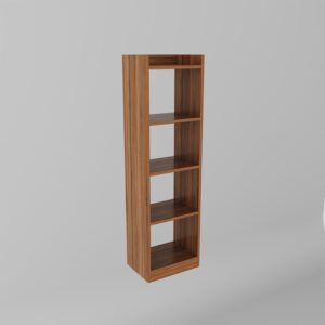 HOMEEASY Modern 4-Tier Wooden Bookshelf | Fre... - Image 3