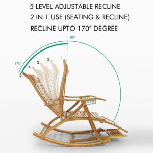 URBANCART Durable Heavy-Duty ® Relax Bamboo W... - Image 6