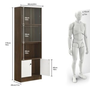 DeckUp Plank Cove Engineered Wood Book Shelf ... - Image 3