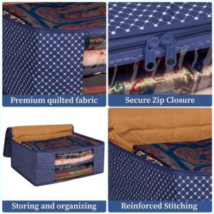 Homestrap Set of 6 Cotton Quilted Saree Cover... - Image 7