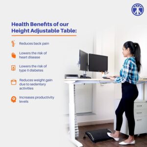 ErgoYou Electric Height Laminated Adjustable ... - Image 7