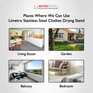 LiMETRO STEEL Stainless Steel Foldable Cloth ... - Image 8