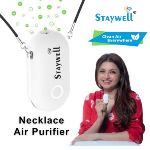 Staywell Necklace Air Purifier | Portable & Wearable Ionizer | Personal Air Purifier for Office, Travel, Metro, Flights | No Filters Needed | 20hr Battery | 12-Month Warranty - Image 5