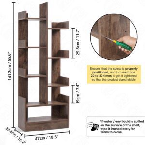 ABOUT SPACE Open Book Shelf DIY Book Storage ... - Image 3