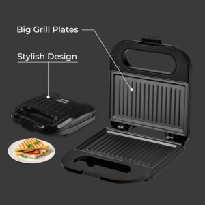 Milton Royal Express 800W Griller Sandwich Ma... - Image 6