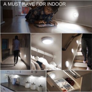 Bitnex Motion Sensor Light for Home (Pack of 2) with USB Charging Wireless Self Adhesive LED Body Induction Lamp Sensor Light for Wardrobe Lights with Sensor Night Light for Cupboard Stairs (White) - Image 6