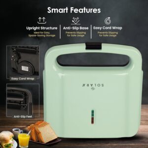 SOLARA Toaster Sandwich Maker Electric, 700 W... - Image 5