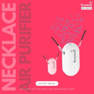 Staywell Necklace Air Purifier | Portable & Wearable Ionizer | Personal Air Purifier for Office, Travel, Metro, Flights | No Filters Needed | 20hr Battery | 12-Month Warranty - Image 4