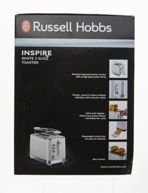 Russell Hobbs 2 Slice Toaster Inspire White |... - Image 11