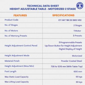 ErgoYou Electric Height Adjustable Table Moto... - Image 7