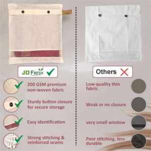 JD FRESH 12 Pcs Saree Covers For Storage/cott... - Image 8