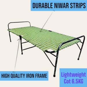 NATTNAK Single Folding Bed Size 30x72 inch Ir... - Image 6