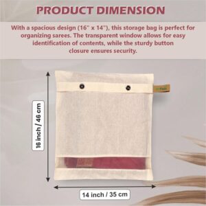 JD FRESH 12 Pcs Saree Covers For Storage/cott... - Image 3