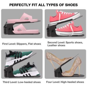 NYALKARAN Plastic Shoe Slots Organizer Space ... - Image 5