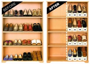 NYALKARAN Plastic Shoe Slots Organizer Space ... - Image 7