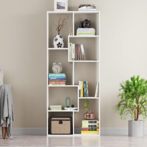 Lukzer 8 Shelves Modern Simple Engineered Woo... - Image 4