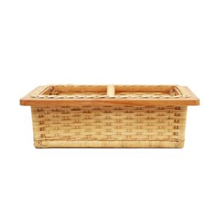 AKWAY Wicker Rectangular Basket For Modular K... - Image 5