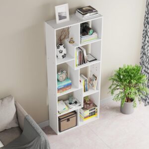 Lukzer 8 Shelves Modern Simple Engineered Woo... - Image 8