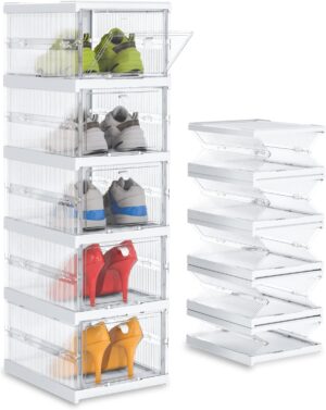JD FRESH 5 Tier DIY Shoe Rack/Foldable Shoe R... - Image 2
