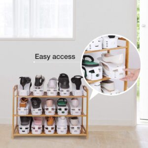 NYALKARAN Plastic Shoe Slots Organizer Space ... - Image 8