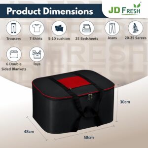 JD FRESH 2 Pieces Nylon Storage Bag/Underbed ... - Image 3