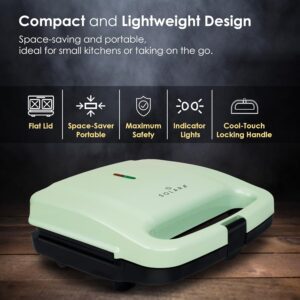 SOLARA Toaster Sandwich Maker Electric, 700 W... - Image 3