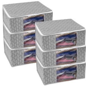 Homestrap Set of 6 Non-Woven Printed Saree Co... - Image 2