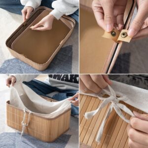 HomeStorie Eco-Friendly Foldable Natural Bamb... - Image 7
