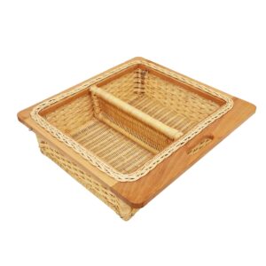 AKWAY Wicker Rectangular Basket For Modular K... - Image 7