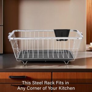 Kuber Industries Stainless Steel Dish Rack fo... - Image 7