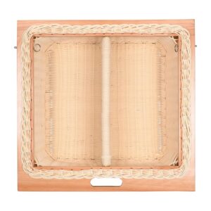 KYNE Round PVC Wicker Basket with Partition f... - Image 2