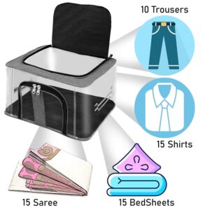 Storite 2 Pack Nylon 33 L PVC Transparent Moi... - Image 7