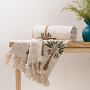 DMAASA Soft Cotton Throw Blanket 50x70 Inches... - Image 2