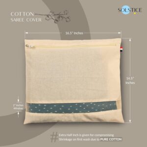 SOLSTICE Cotton Saree Bags/Covers For Storage... - Image 3
