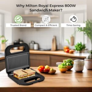 Milton Royal Express 800W Griller Sandwich Ma... - Image 5