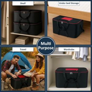 JD FRESH 2 Pieces Nylon Storage Bag/Underbed ... - Image 6