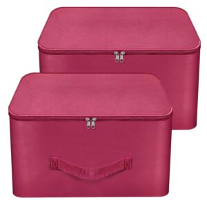 Storite 2 Pack Nylon Wardrobe Bag Underbed Mo... - Image 2