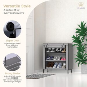 MY ARMOR Multipurpose 3-Tiers Shoe Rack with ... - Image 5