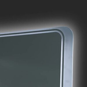 SmileSellers LED Backlit Wall Mirror with Tou... - Image 8