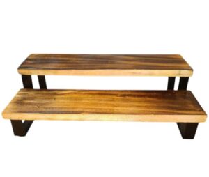 IndigoArt Wooden Countertop Spice Rack Kitche... - Image 2