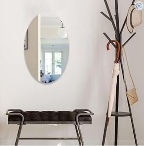 Lifesto Oval Shape Adhesive Mirror Sticker fo... - Image 8