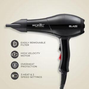 Ikonic Blaze Hair Dryer 1800W-2000W 3 Heat an... - Image 3