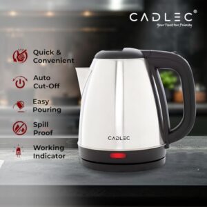 Cadlec 1.5L Electric Kettle & Stainless Steel... - Image 4