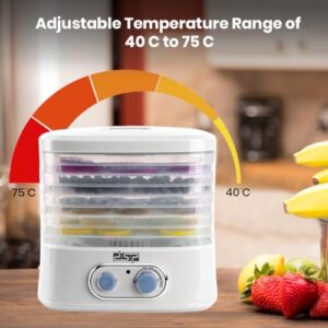DSP KA9003 Food Dehydrator 5-Tier Stackable F... - Image 10