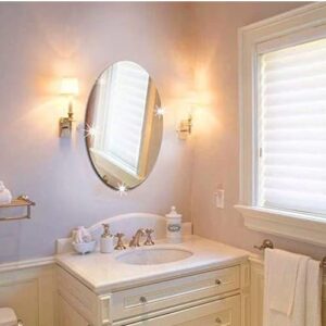 Lifesto Oval Shape Adhesive Mirror Sticker fo... - Image 3