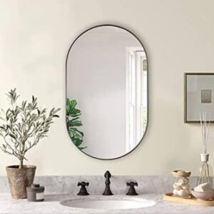 Rworld 12 x 18 inch Silver Capsule Wall Mirro... - Image 2