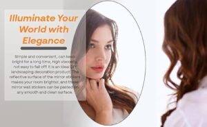 SR Oval Shape Adhesive Mirror Sticker for Wal... - Image 4